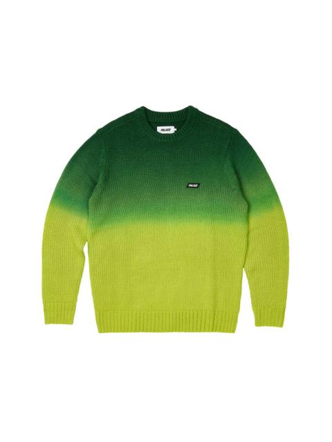 PALACE Palace Gradient Dye Rib Knit Green