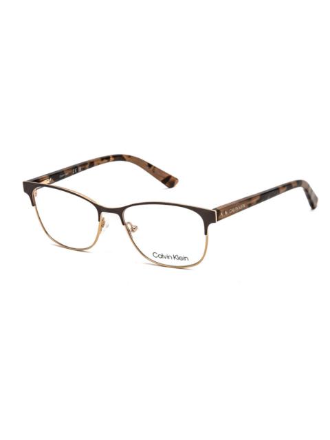 Other Designers Calvin Klein Ladies Brown Rectangular Eyeglass Frames CK1930520052