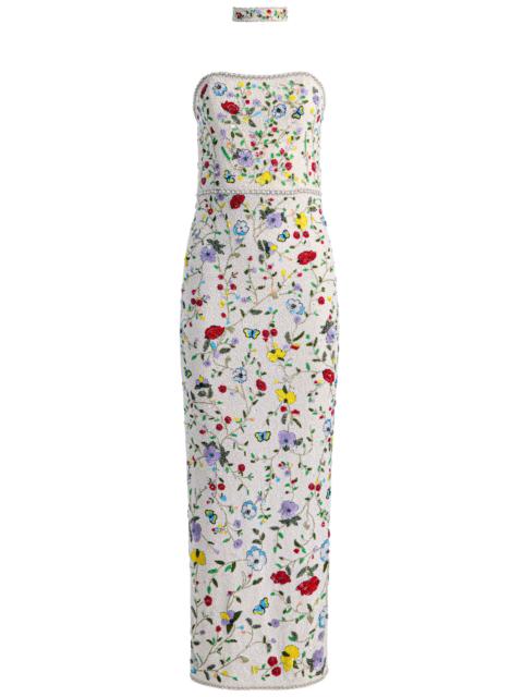 Alice + Olivia GEORGIE EMBELLISHED GOWN