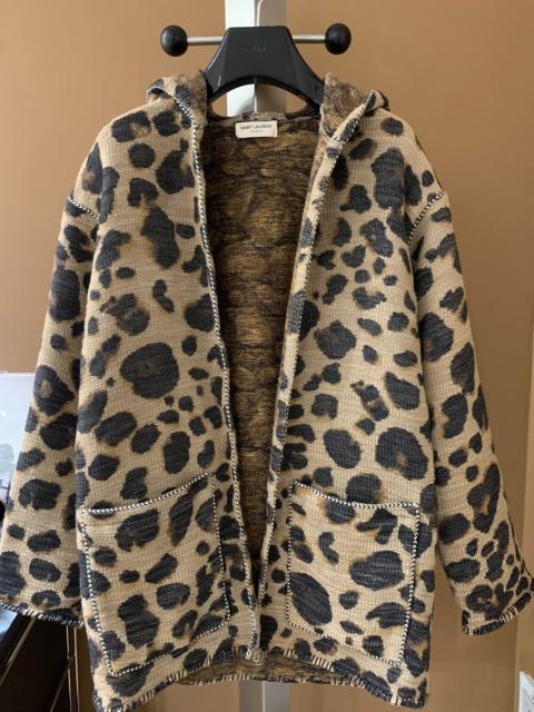 SAINT LAURENT Saint Laurent 16SS Leopard Embroidered Cape