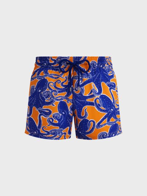 Vilebrequin MEN STRETCH SHORT SWIM TRUNKS POULPES