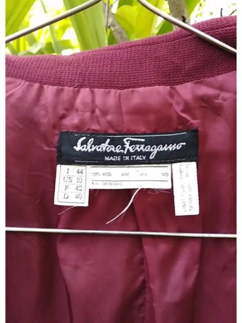 Salvatore Ferragamo Vintage salvatore fexxagamo Jacket Plain nice and simple design