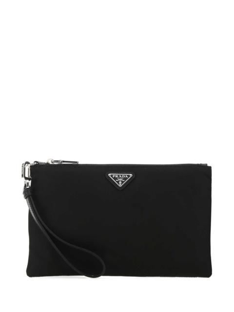 Prada Prada Men Black Re-Nylon Clutch