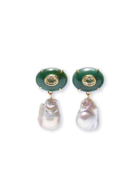 LIZZIE FORTUNATO Jade Plaza Earrings