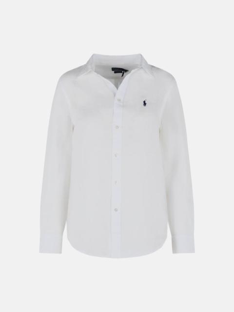 Polo Ralph Lauren WHITE LINEN SHIRT