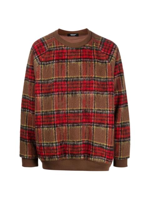 UNDERCOVER plaid-check sweatshirt