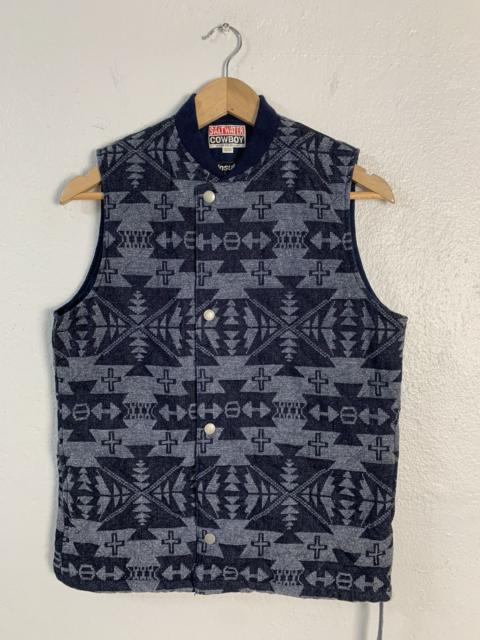 Other Designers Japanese Brand Saltwater Cowboy Aztech Vest