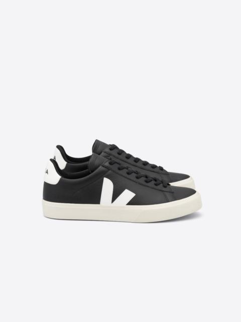 VEJA CAMPO LEATHER BLACK WHITE