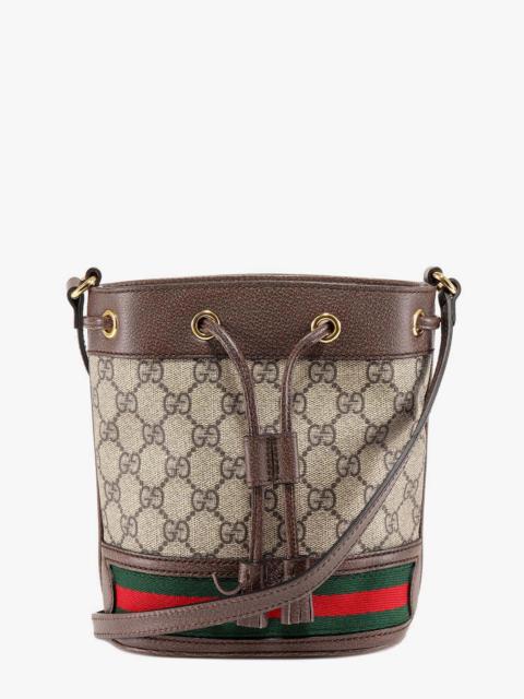 Gucci Woman Ophidia Woman Beige Bucket Bags