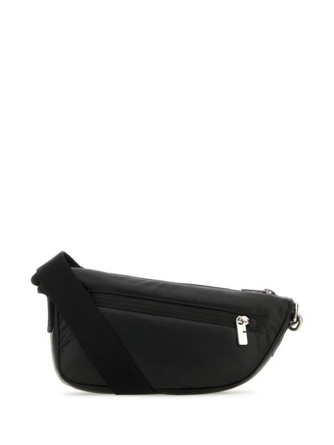 Burberry Black leather Shield crossbody bag