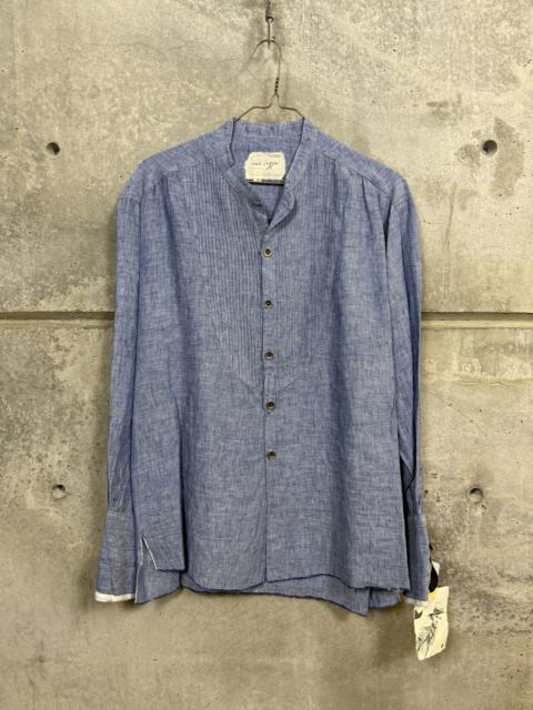 Greg Lauren $950 Greg Lauren Chambray Linen Tux Studio Jacket