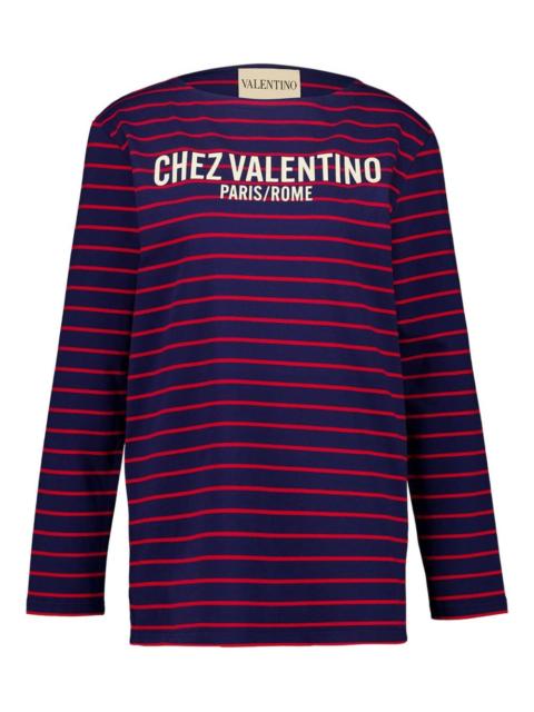 Valentino Valentino Women Long-Sleeved T-Shirt With Logo