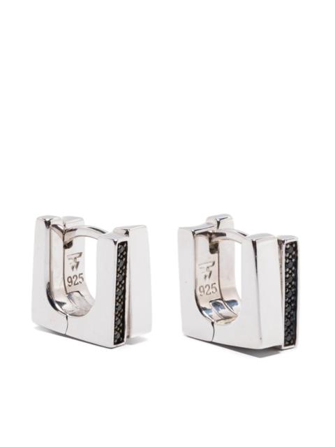 TOM WOOD Step Huggies earrings