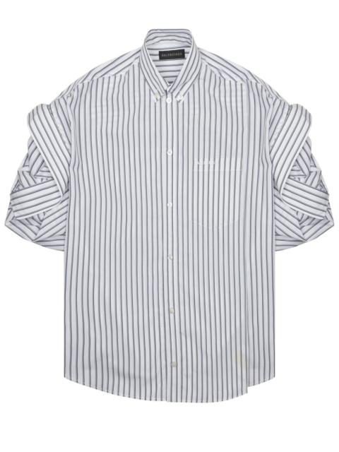 BALENCIAGA Balenciaga Women Shirt With Lapels On The Sleeves