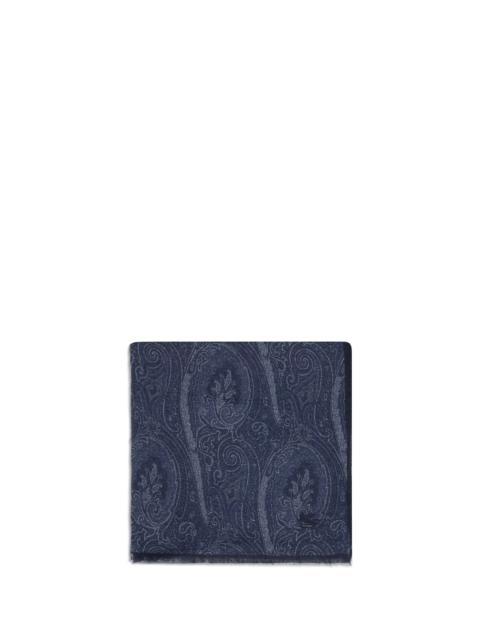 Etro Etro Paisley Scarf Blue Men