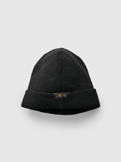 Dehen 1920 Wool Knit Watch Cap in Black