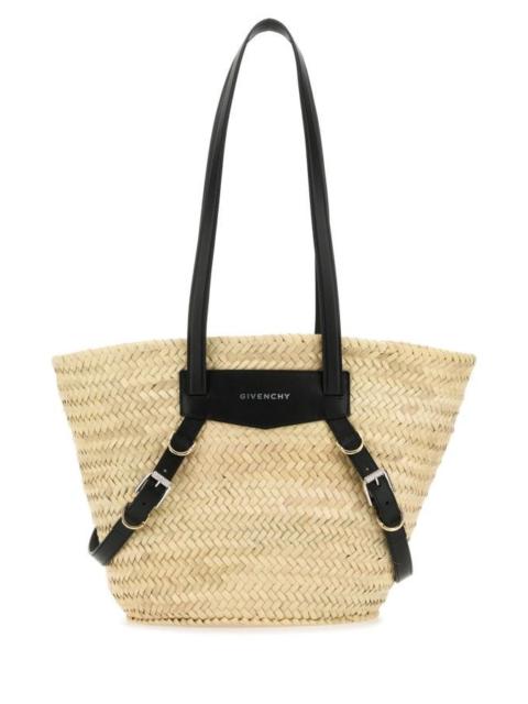 Givenchy Woman Straw Medium Voyou Basket Shopping Bag