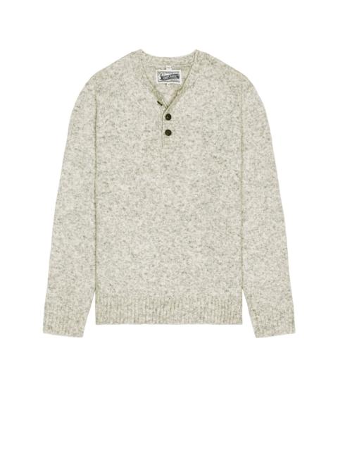 Schott Tri-Blend Henley Sweater