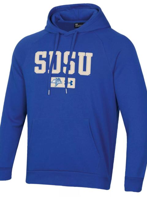 Under Armour Under Armour Men's South Dakota State Jackrabbits Royal Rival Fleece Pullover Hoodie