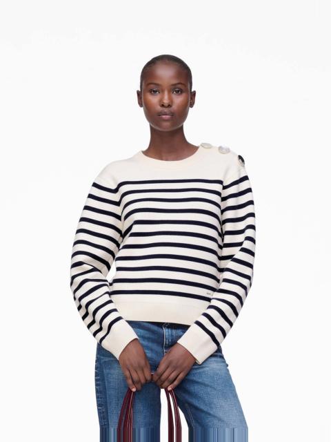 Marc Jacobs BRETON STRIPE CREWNECK