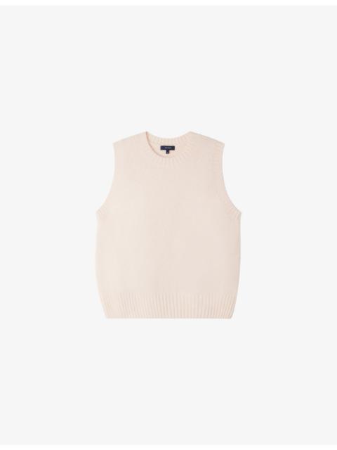 soeur Namaste Round-Neck Stretch-Knit Vest