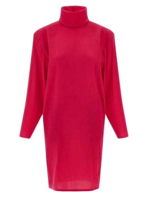 SAINT LAURENT Structured shoulder dress