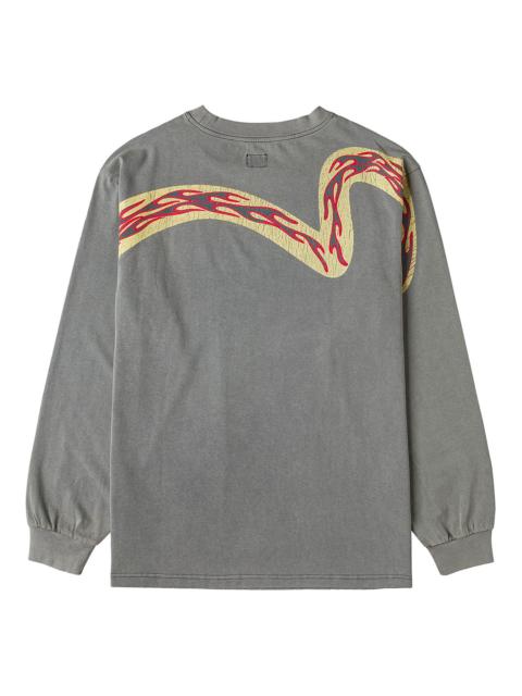 EVISU Reversed Seagull Slogan Sweatshirt