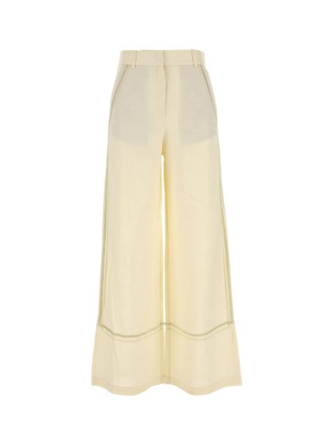 CAMILLA AND MARC Cream linen blend Fortuna wide-leg pant