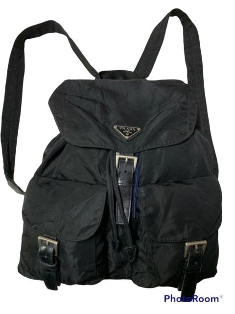 Prada Prada black re-nylon backpack with pouch (binding offer)