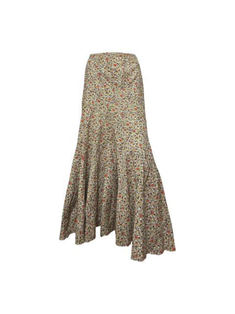 JUNYA WATANABE Spring Summer 2002 Floral Print Maxi Skirt