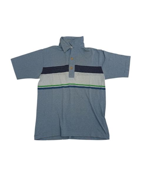Other Designers Levi's × Levi's Vintage Clothing × Vintage - Vintage 80s Levis Polo Shirt Wood Button Stripe