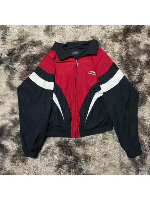 BALENCIAGA Balenciaga Paneled Tracksuit Jacket 'Black/Red/White'