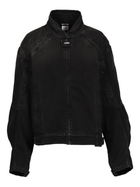 VETEMENTS panelled denim jacket