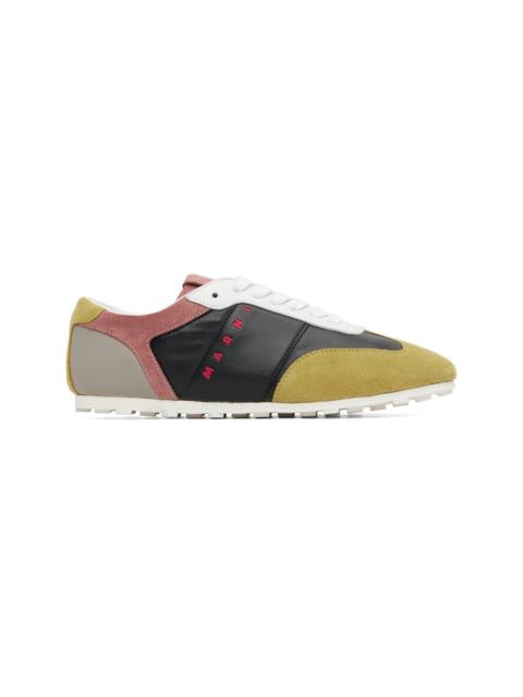 Marni Multicolor Leather & Suede Sneakers