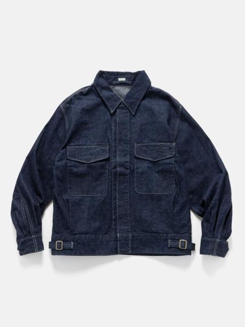 A.PRESSE Royal Canadian Navy Denim Work Jacket Indigo