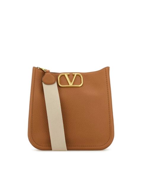 Valentino Valentino Garavani Camel Leather Alltime Shoulder Bag