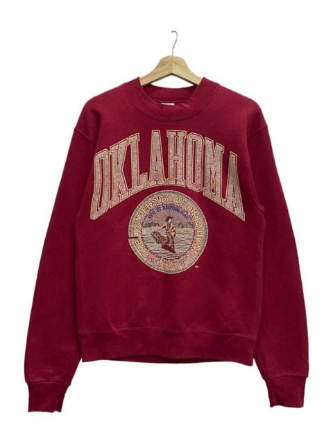 Other Designers 🔥VINTAGE OKLAHOMA UNIVERSITY BIG LOGO SWEATSHIRT