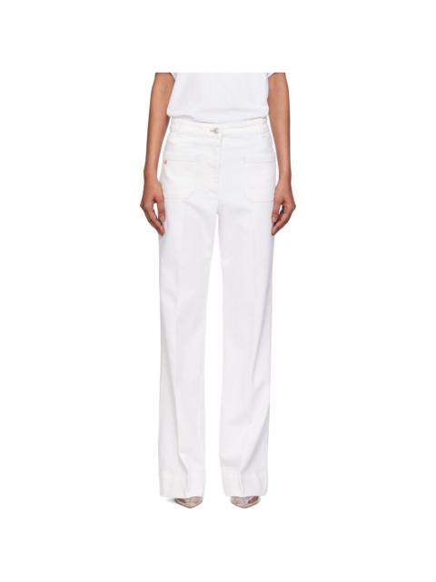 White Alina High Waisted Jeans