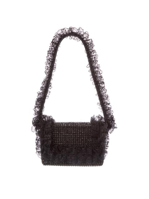 self-portrait Self-Portrait Crystal Lace Detail Shoulder Bag