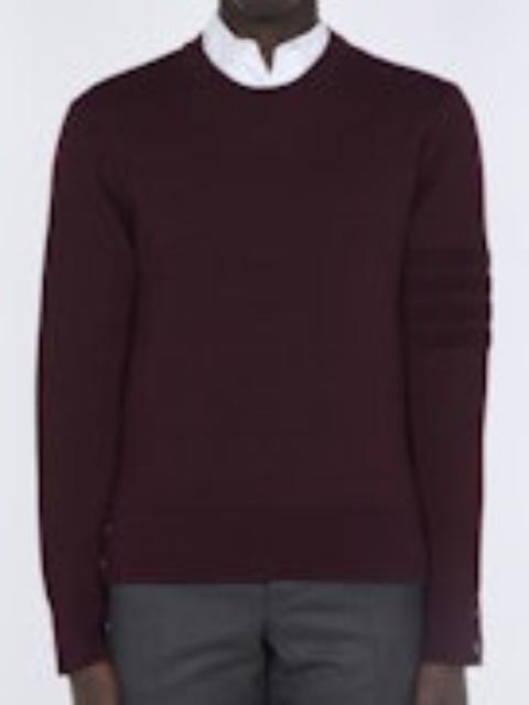 Thom Browne Thom Browne Men Ottoman Milano Stitch 4-Bar Bomber Pullover