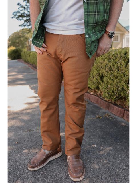 Iron Heart 17OZ DUCK SUPER SLIM CUT JEANS - BROWN IH-555D