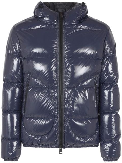 Herno logo-patch padded jacket