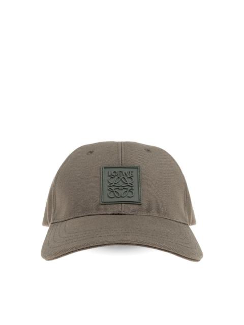 Loewe Logo cotton baseball cap