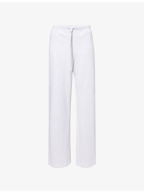 entire studios Low-Rise Straight-Leg Cotton Jogging Bottoms