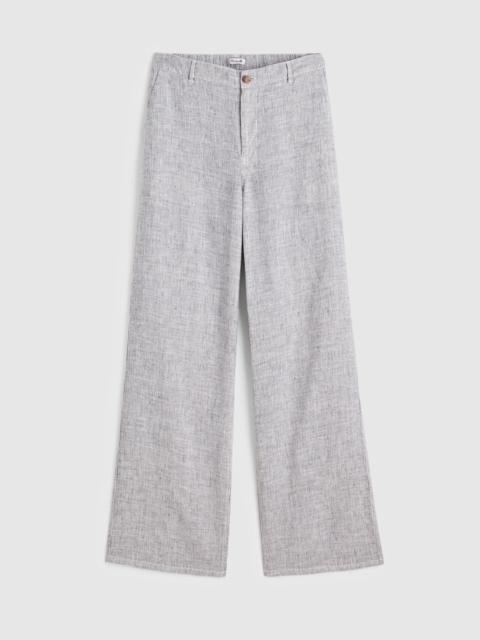 Madewell The Zoe Relaxed Straight Pant in 100% Linen