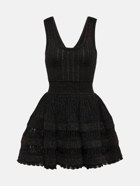 Alaïa Crinoline wool-blend minidress