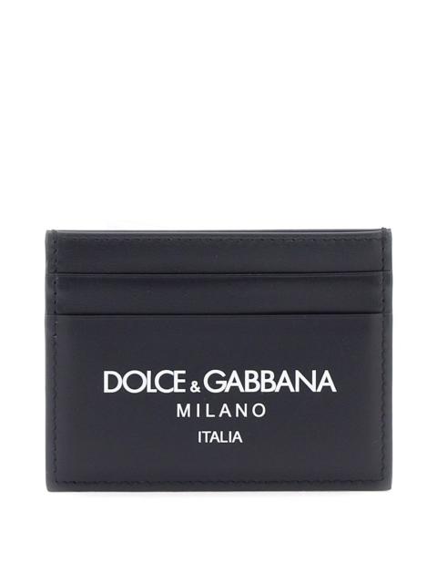 Dolce & Gabbana Logo Leather Cardholder Men