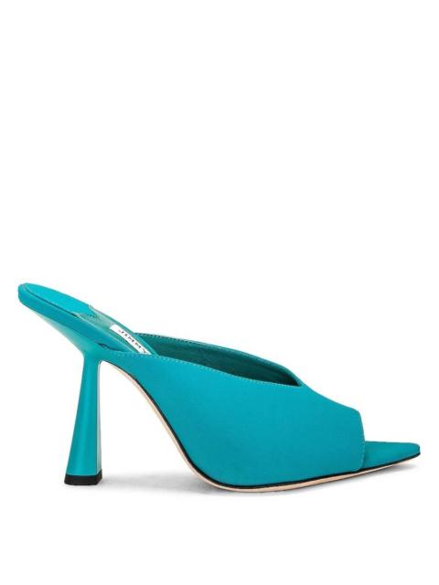 JIMMY CHOO Jimmy Choo Maryanne 100 Lycra Pointed-Toe Mules