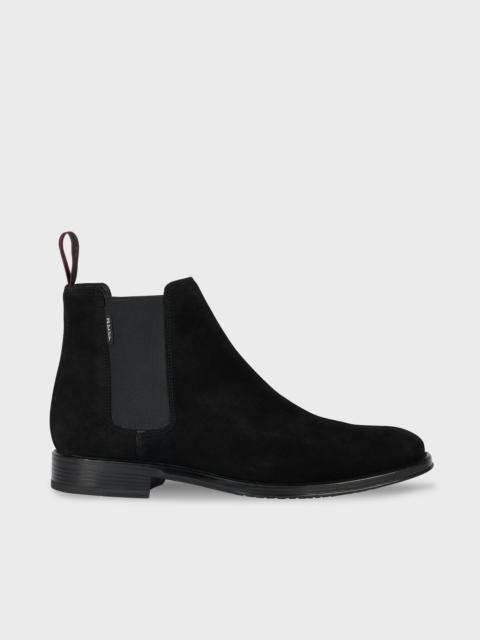 Paul Smith Black Suede 'Augustus' Boots