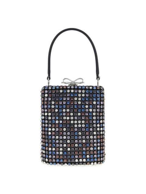 self-portrait Self-Portrait Multi Crystal Chainmail Mini Handbag